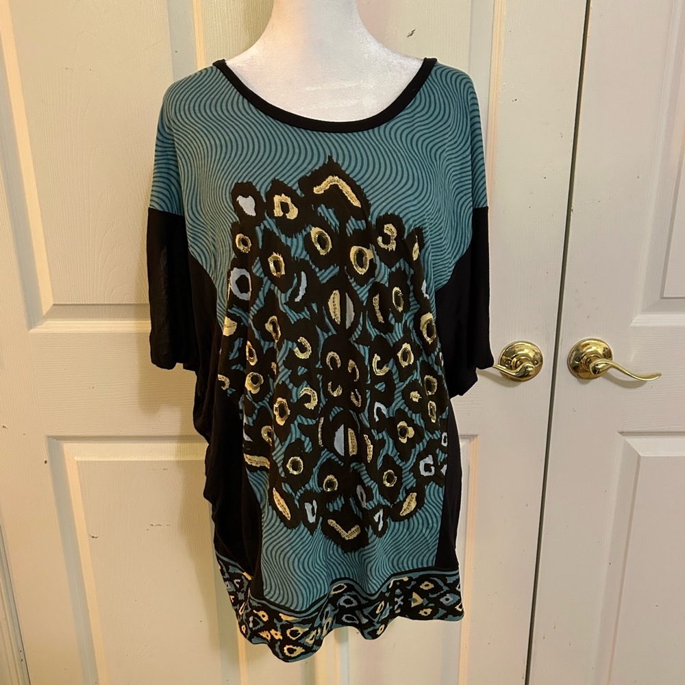 Label RituKumar embellished tunic top, size 3